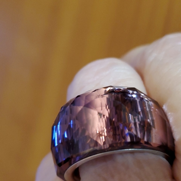Vintage 1998 Swarovski Nirvana Crystal Ring 55 purple - Picture 4 of 4